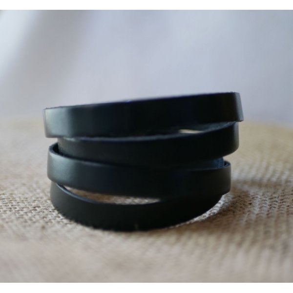 Pulsera de cuero para hombre con 4 pulseras, personalizable mediante grabado