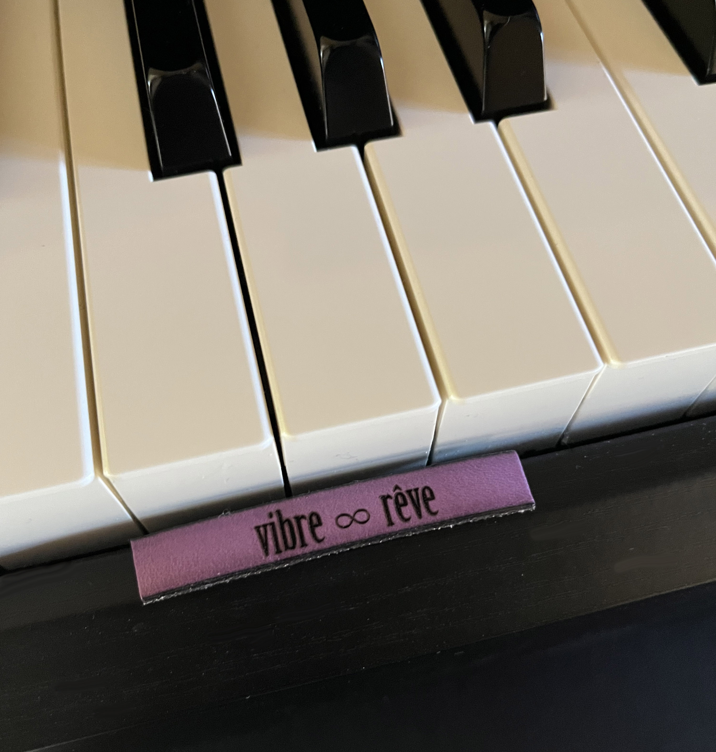Ensemble stickers en cuir gravé de messages inspirants