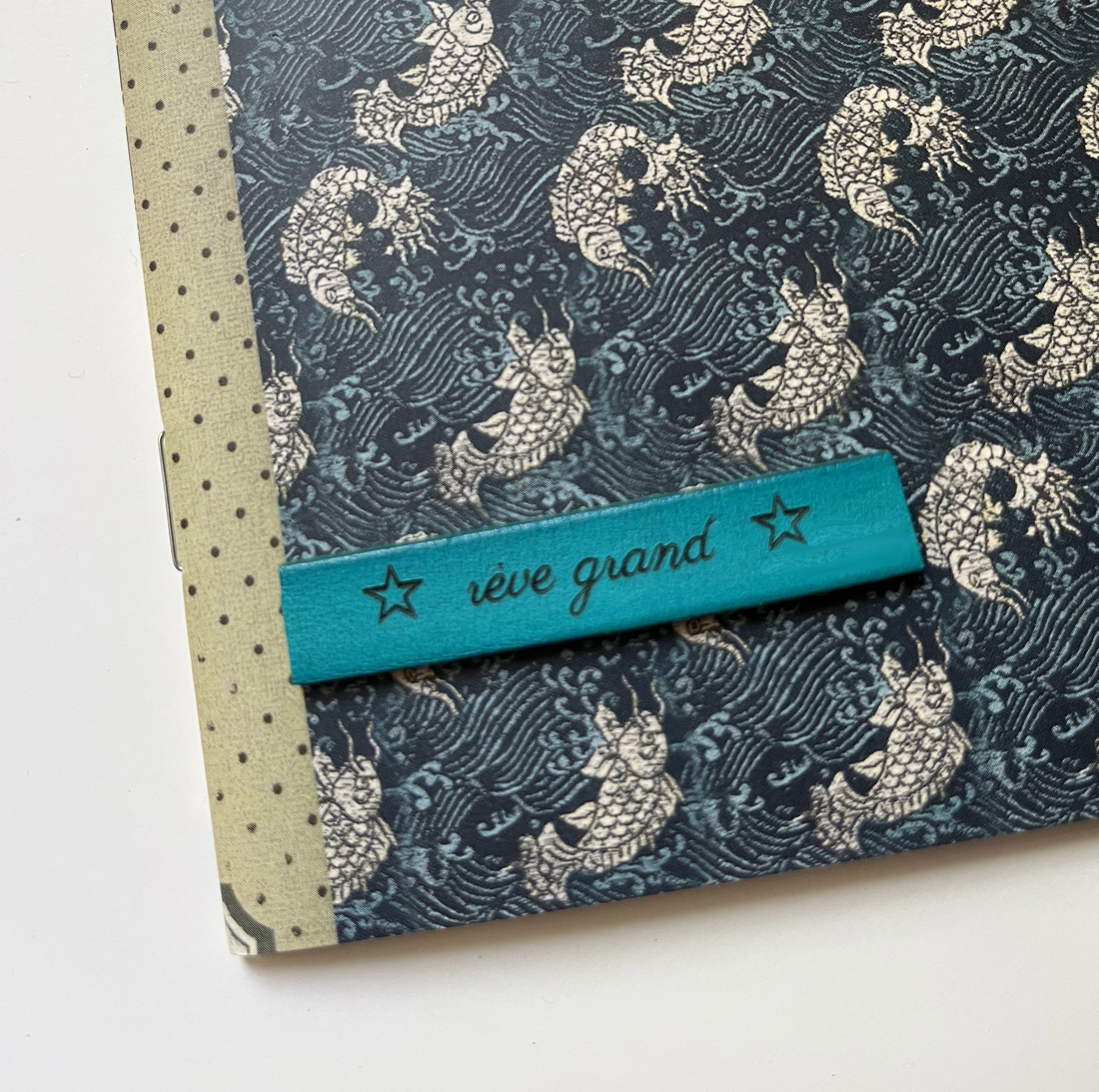 Ensemble stickers en cuir gravé de messages inspirants