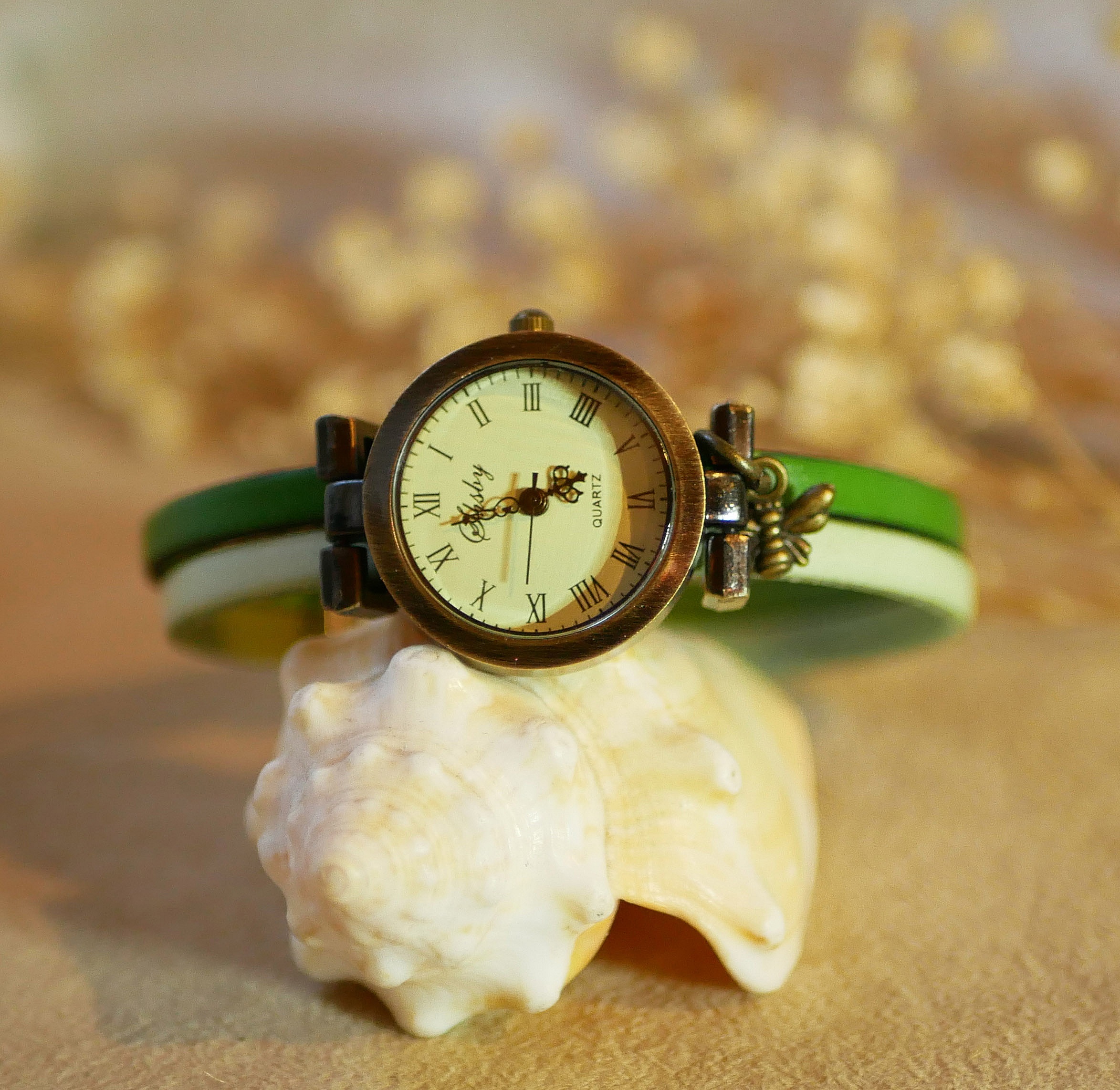 Reloj d&uacute;o de piel en el color que elija y grabado personalizado